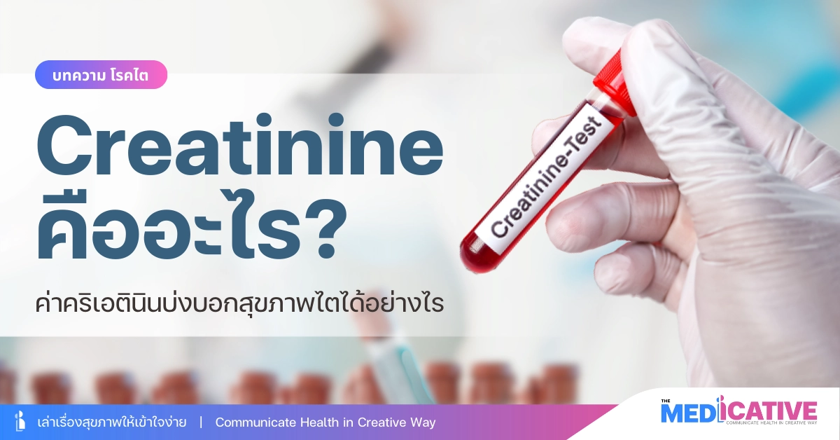 Creatinine คืออะไร? ค่าคริเอตินินบ่งบอกสุขภาพไตได้อย่างไร