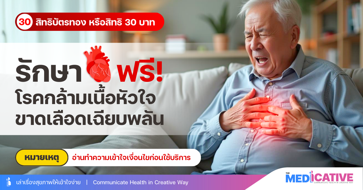 สิทธิบัตรทองรักษากล้ามเนื้อหัวใจขาดเลือดเฉียบพลัน